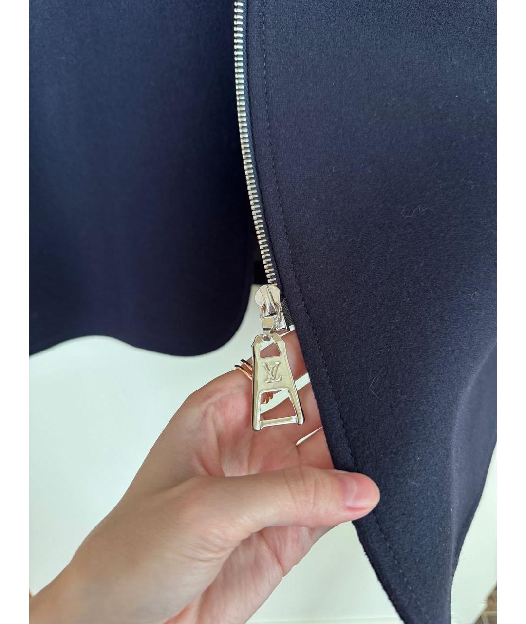 LOUIS VUITTON Темно-синее пальто, фото 6