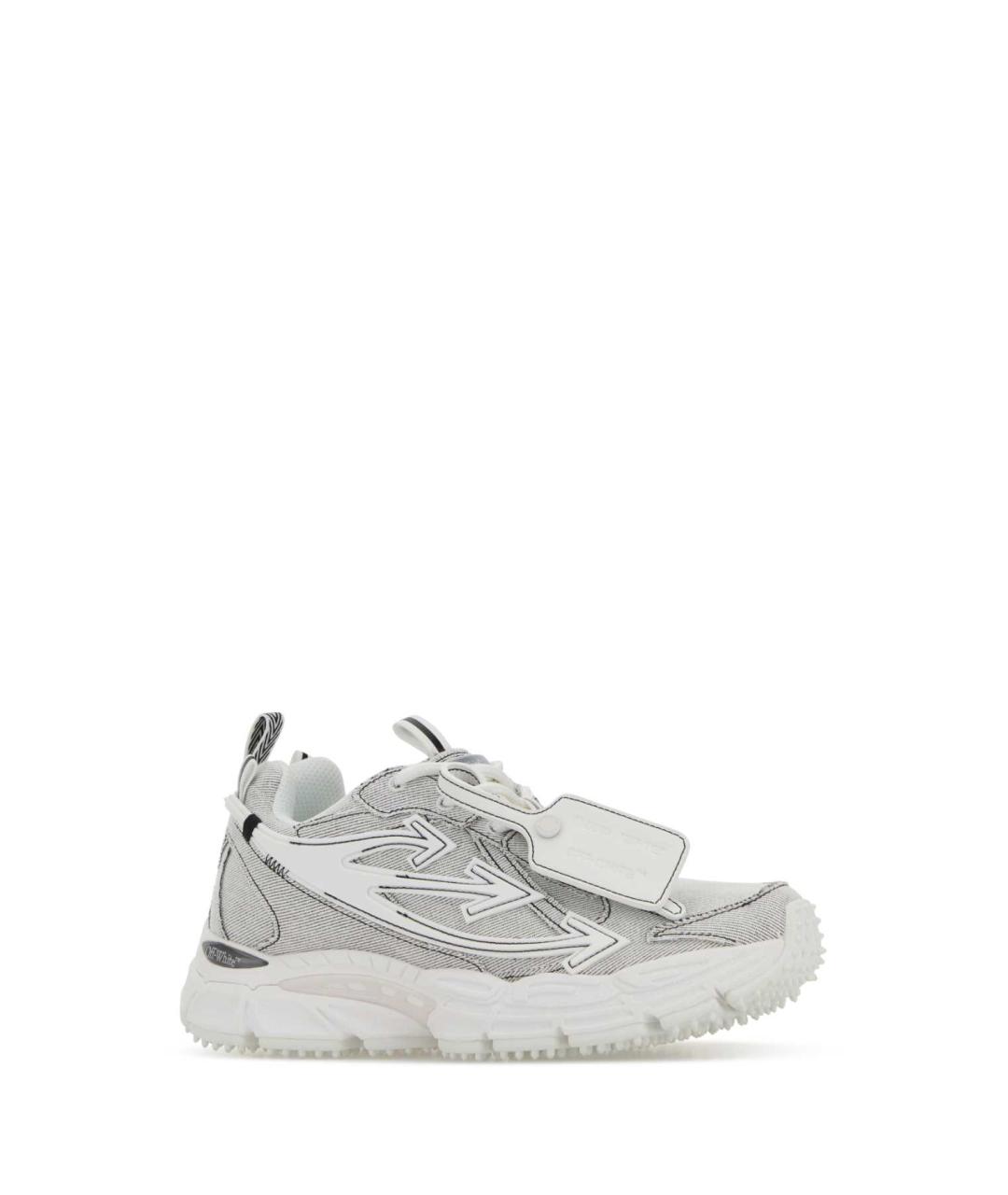 OFF-WHITE Мульти текстильные кроссовки, фото 2