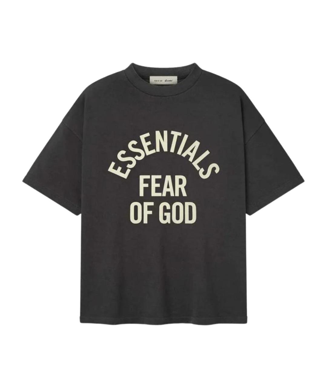 FEAR OF GOD Черная футболка, фото 1