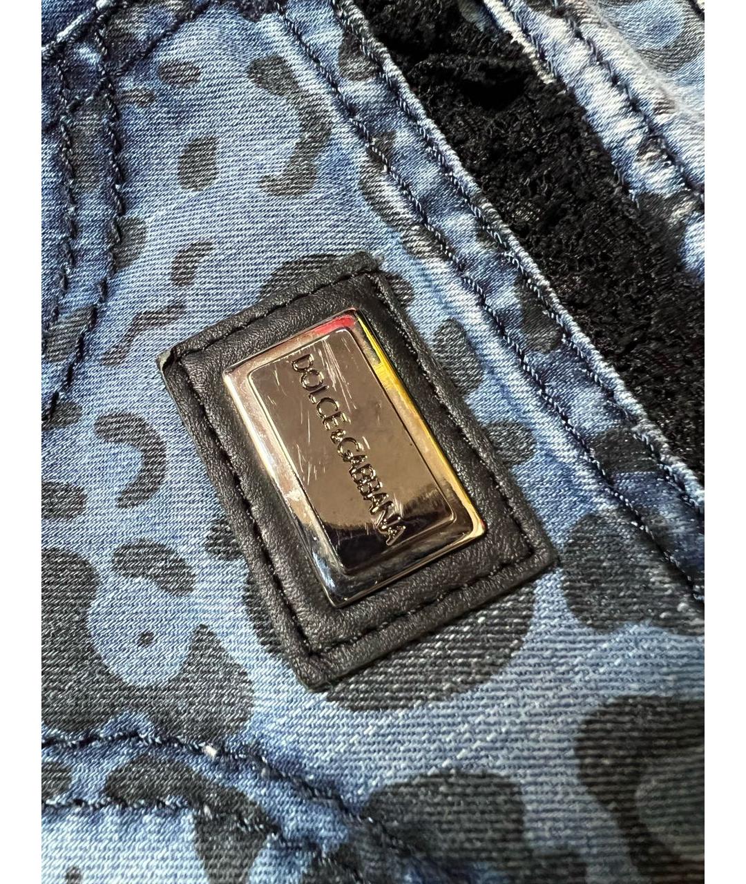 DOLCE&GABBANA Мульти хлопко-эластановые прямые джинсы, фото 8