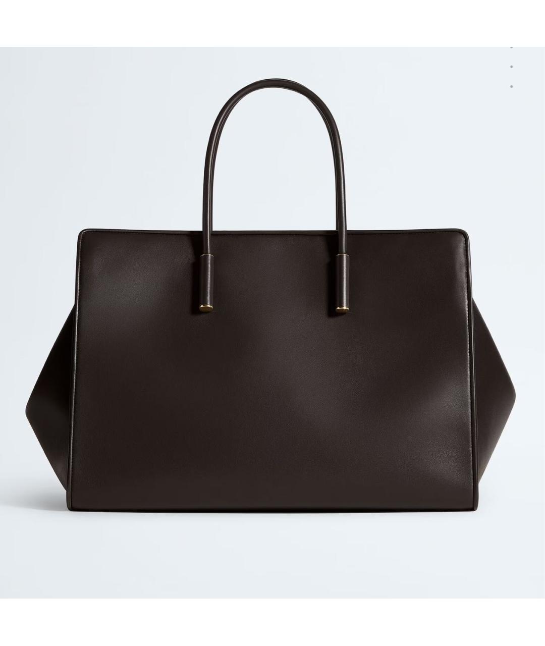 BOTTEGA VENETA Коричневая кожаная сумка тоут, фото 5