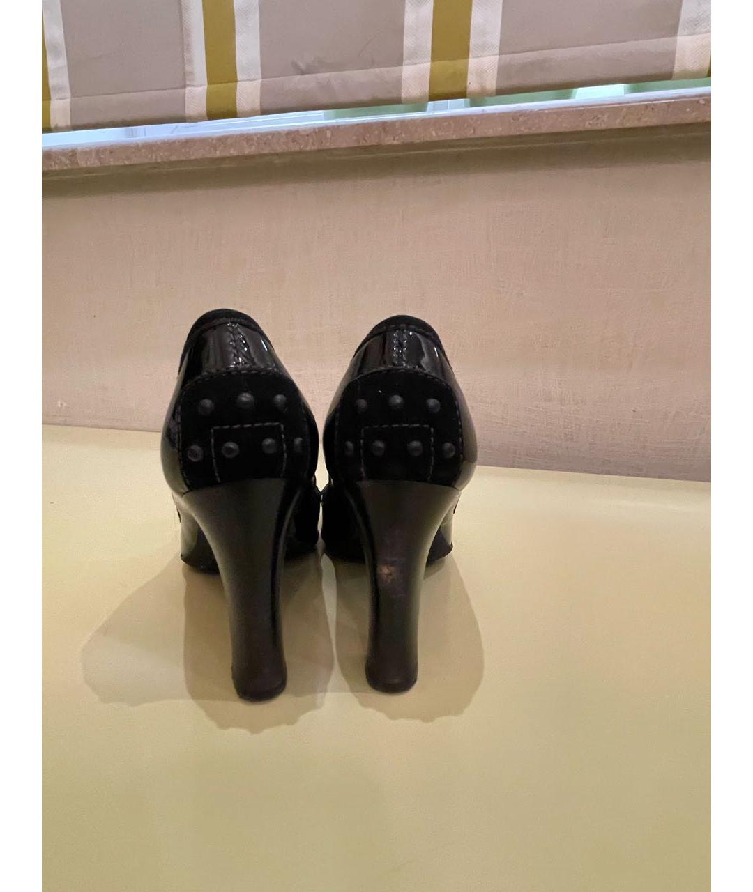 TOD'S Черные туфли из лакированной кожи, фото 4