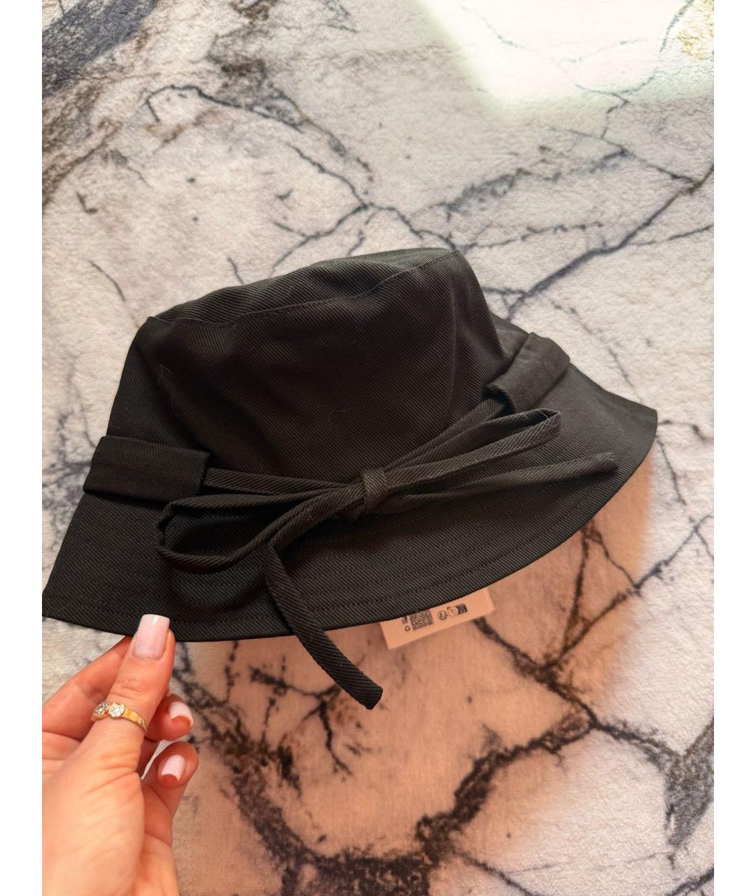 JACQUEMUS Черная хлопковая панама, фото 3