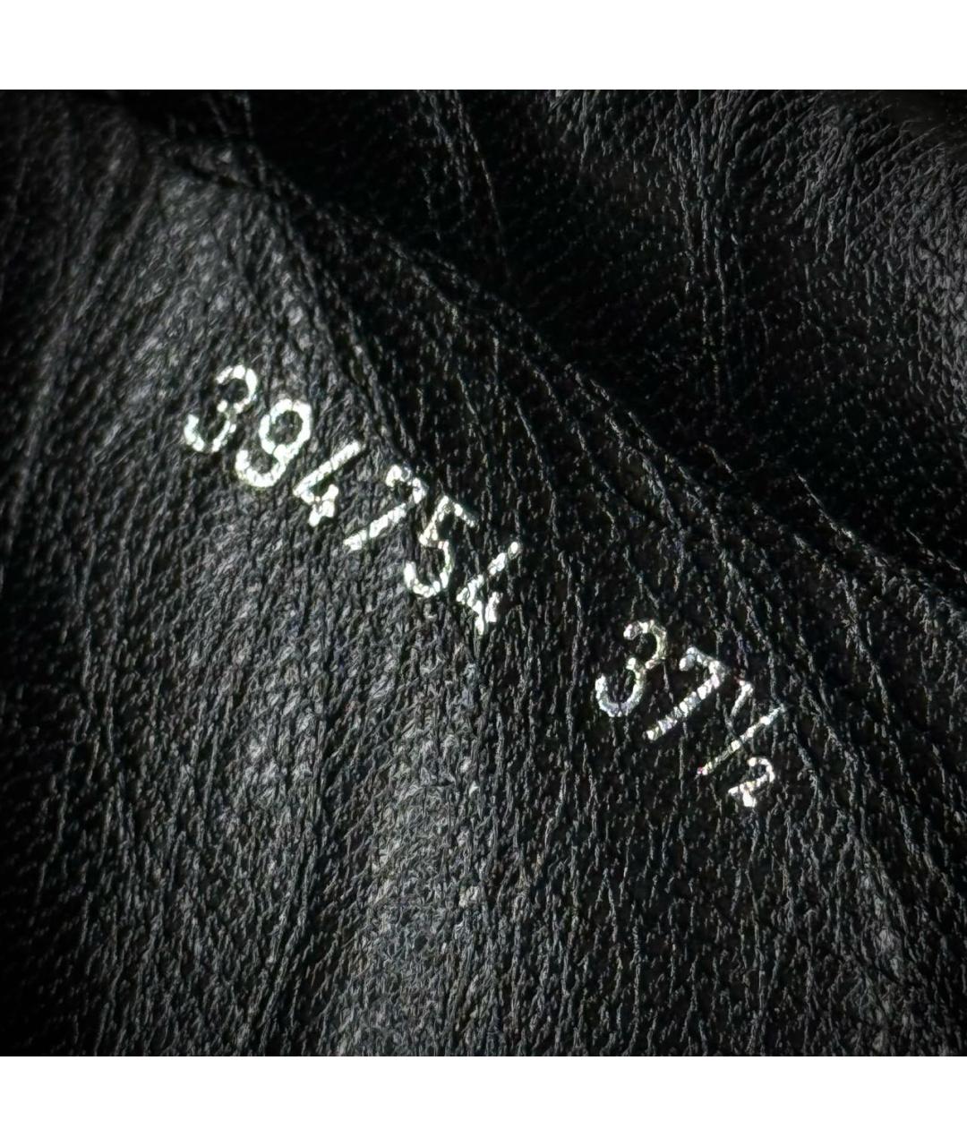 ALEXANDER MCQUEEN Черные кожаные туфли, фото 6