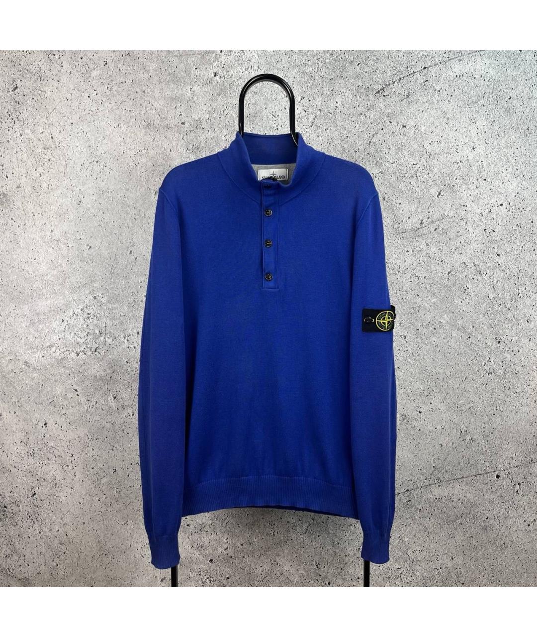STONE ISLAND Синий джемпер / свитер, фото 9