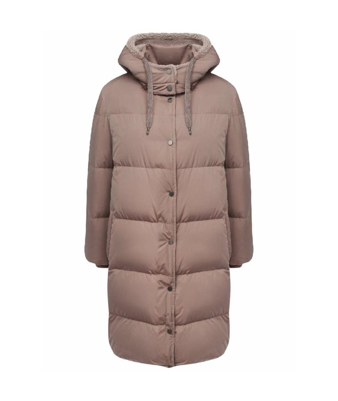 BRUNELLO CUCINELLI Бежевый пуховик, фото 6
