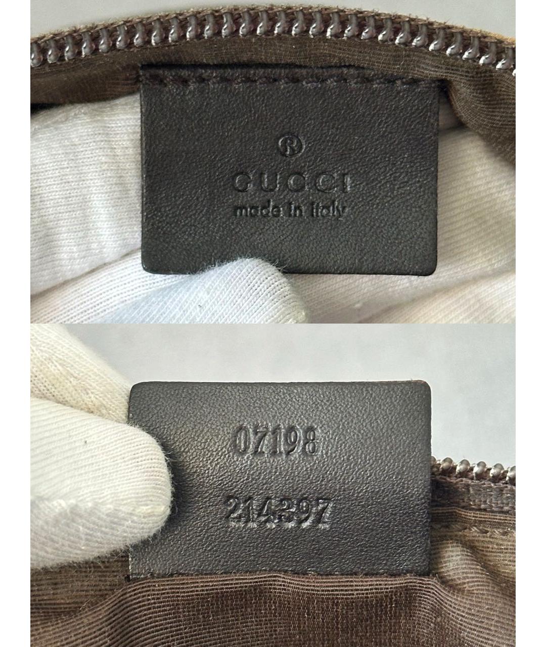 GUCCI Бежевая сумка с короткими ручками, фото 8