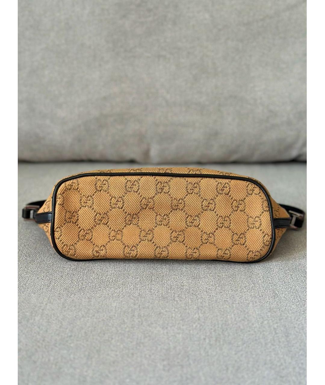 GUCCI Бежевая сумка с короткими ручками, фото 5