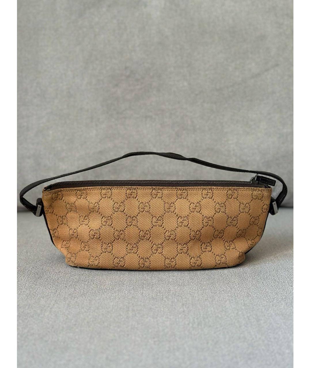 GUCCI Бежевая сумка с короткими ручками, фото 4