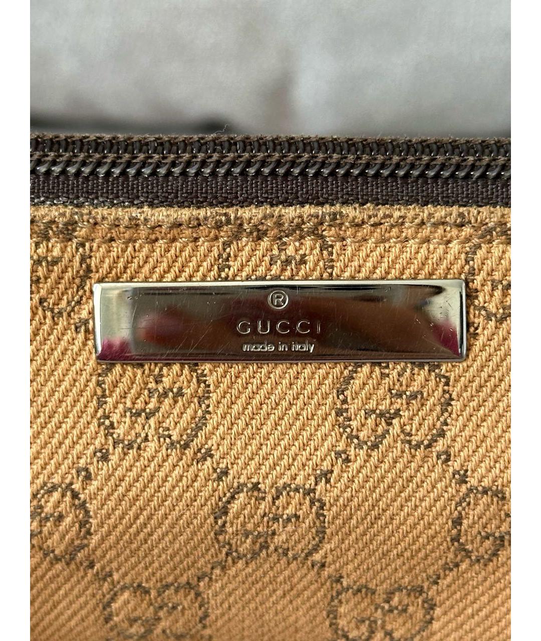 GUCCI Бежевая сумка с короткими ручками, фото 7