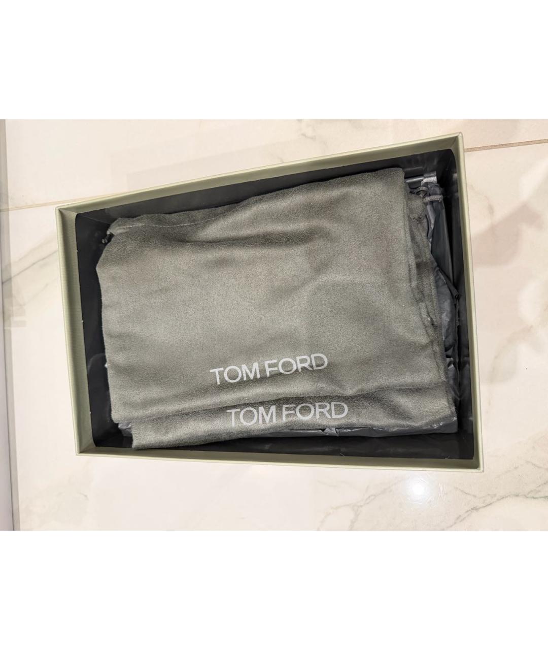 TOM FORD Черные туфли из лакированной кожи, фото 6
