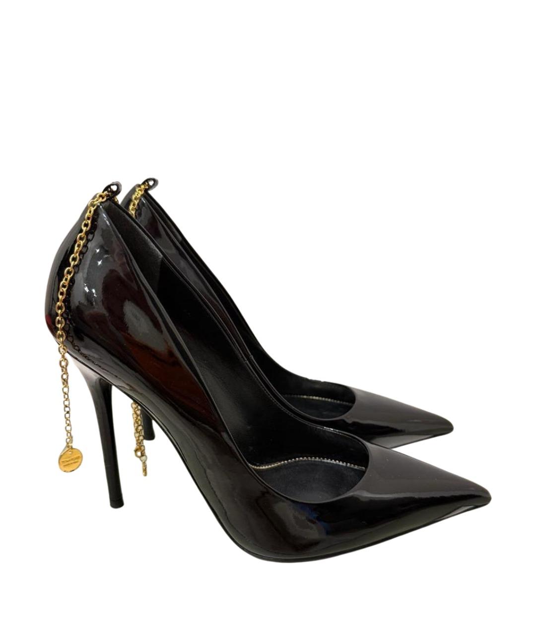 TOM FORD Черные туфли из лакированной кожи, фото 1