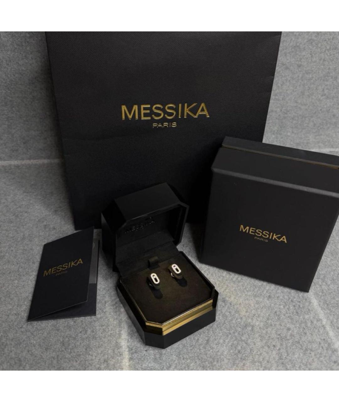 MESSIKA Белые серьги из белого золота, фото 2