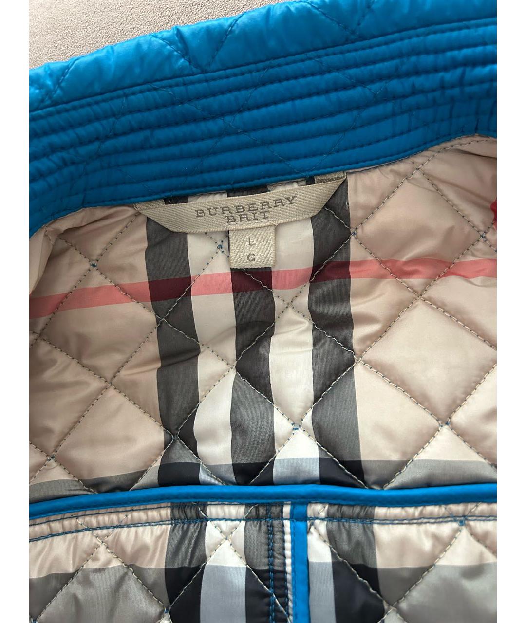 BURBERRY Бирюзовая куртка, фото 3