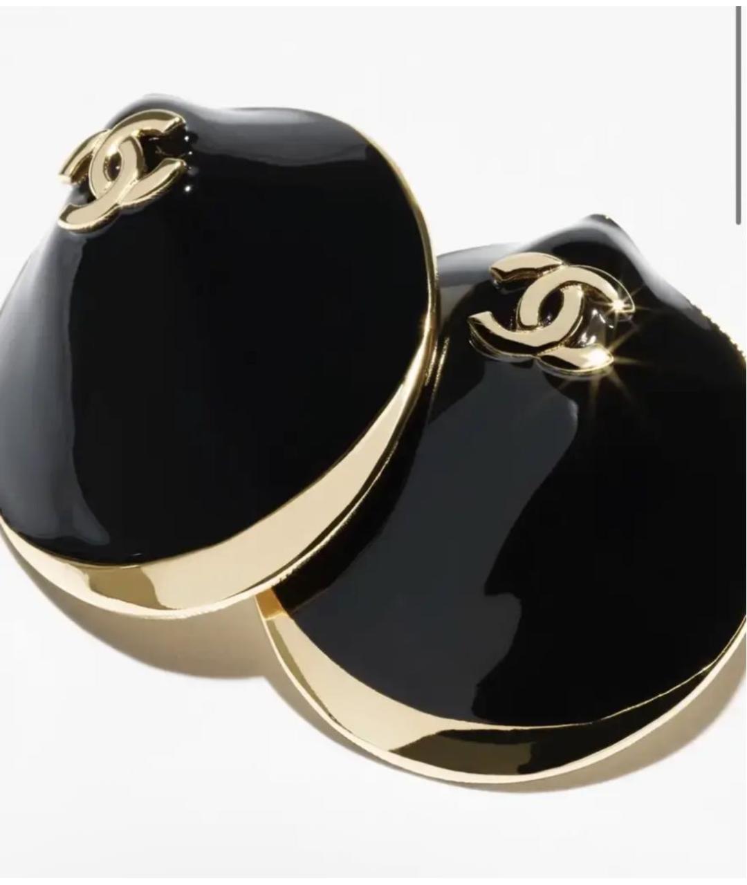 CHANEL Черное металлическое колье, фото 3