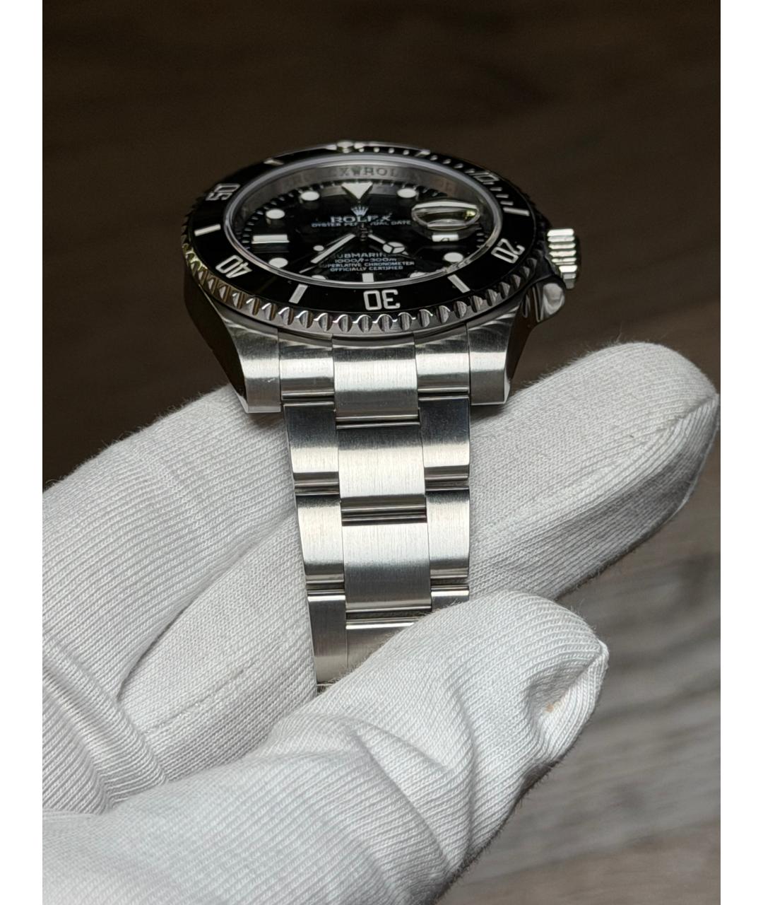 ROLEX Черные часы, фото 5