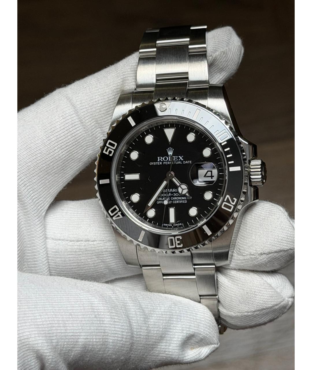 ROLEX Черные часы, фото 2
