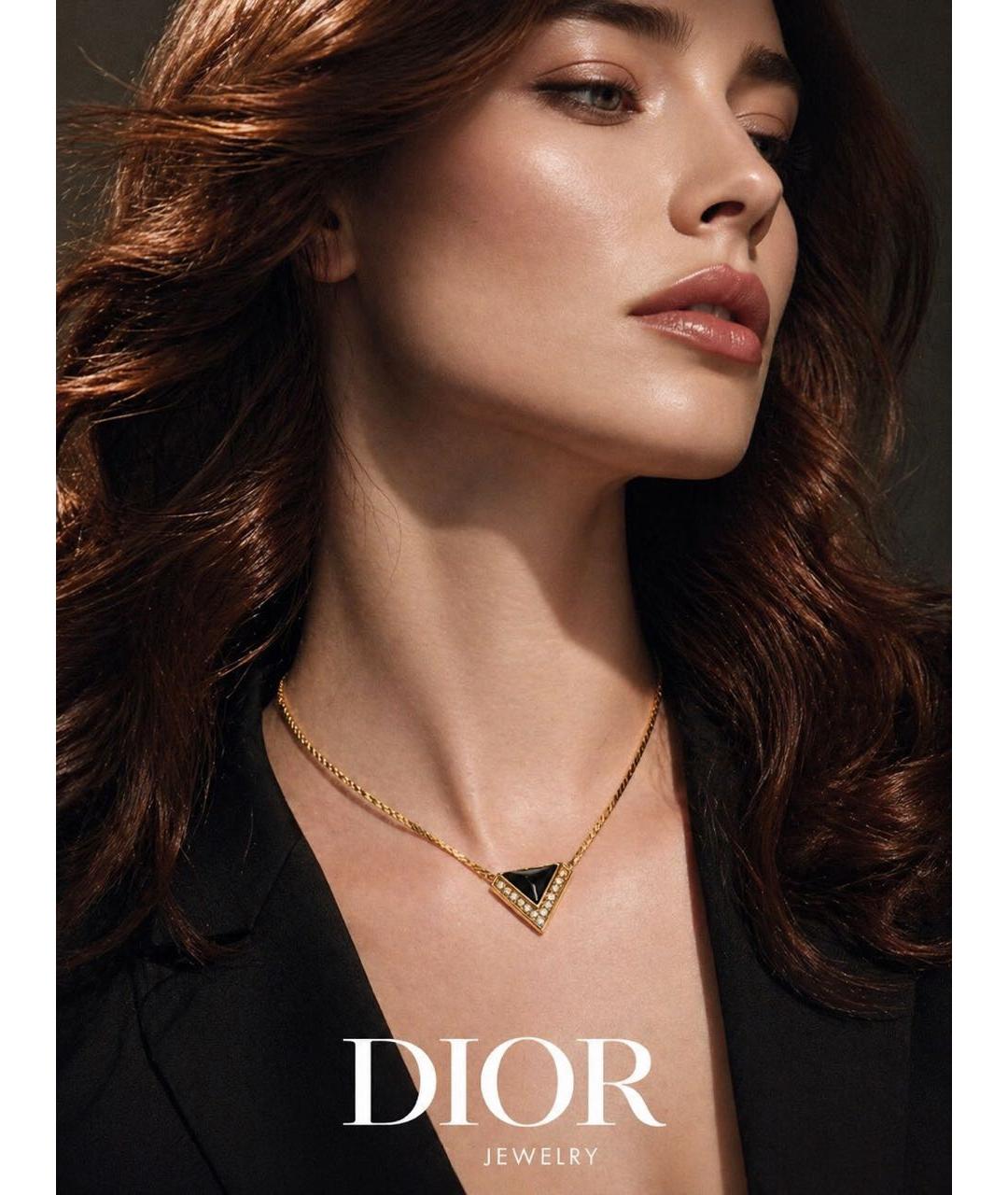 CHRISTIAN DIOR Золотое колье, фото 4