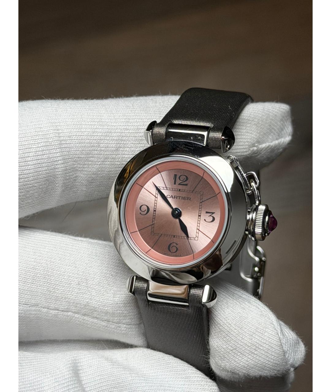 CARTIER Розовые часы, фото 2