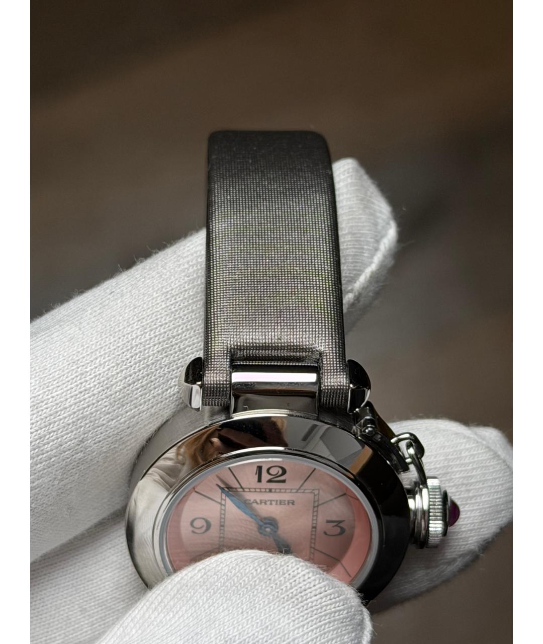 CARTIER Розовые часы, фото 7