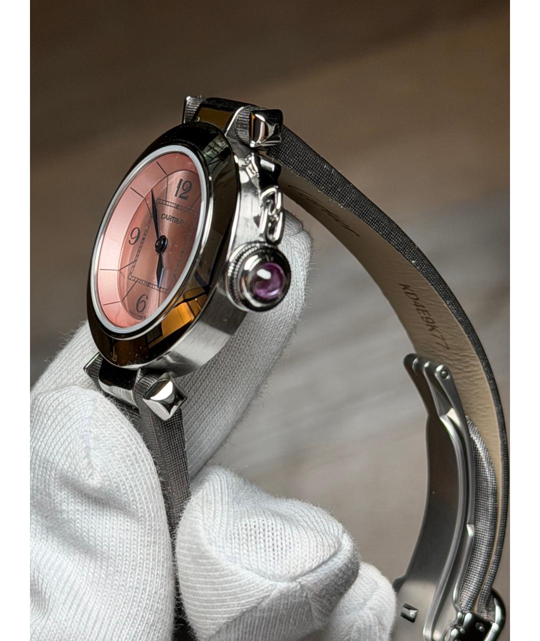 CARTIER Розовые часы, фото 5