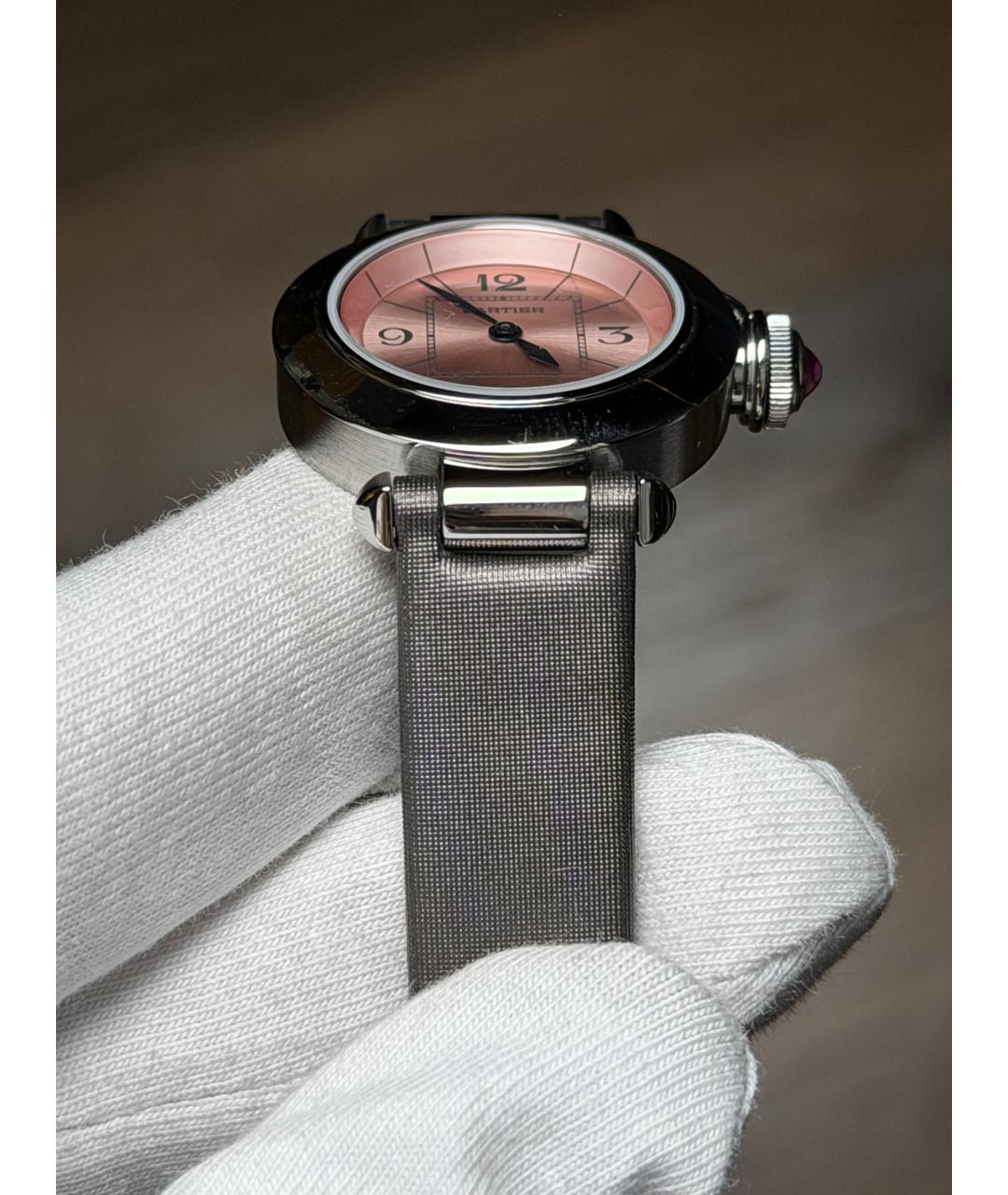 CARTIER Розовые часы, фото 6