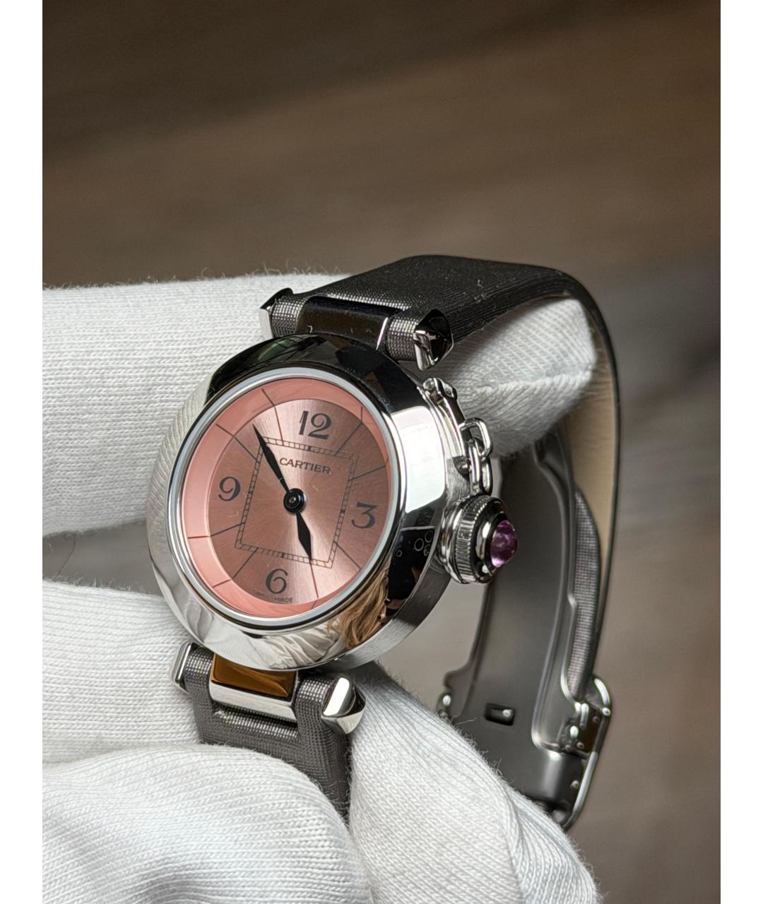 CARTIER Розовые часы, фото 3
