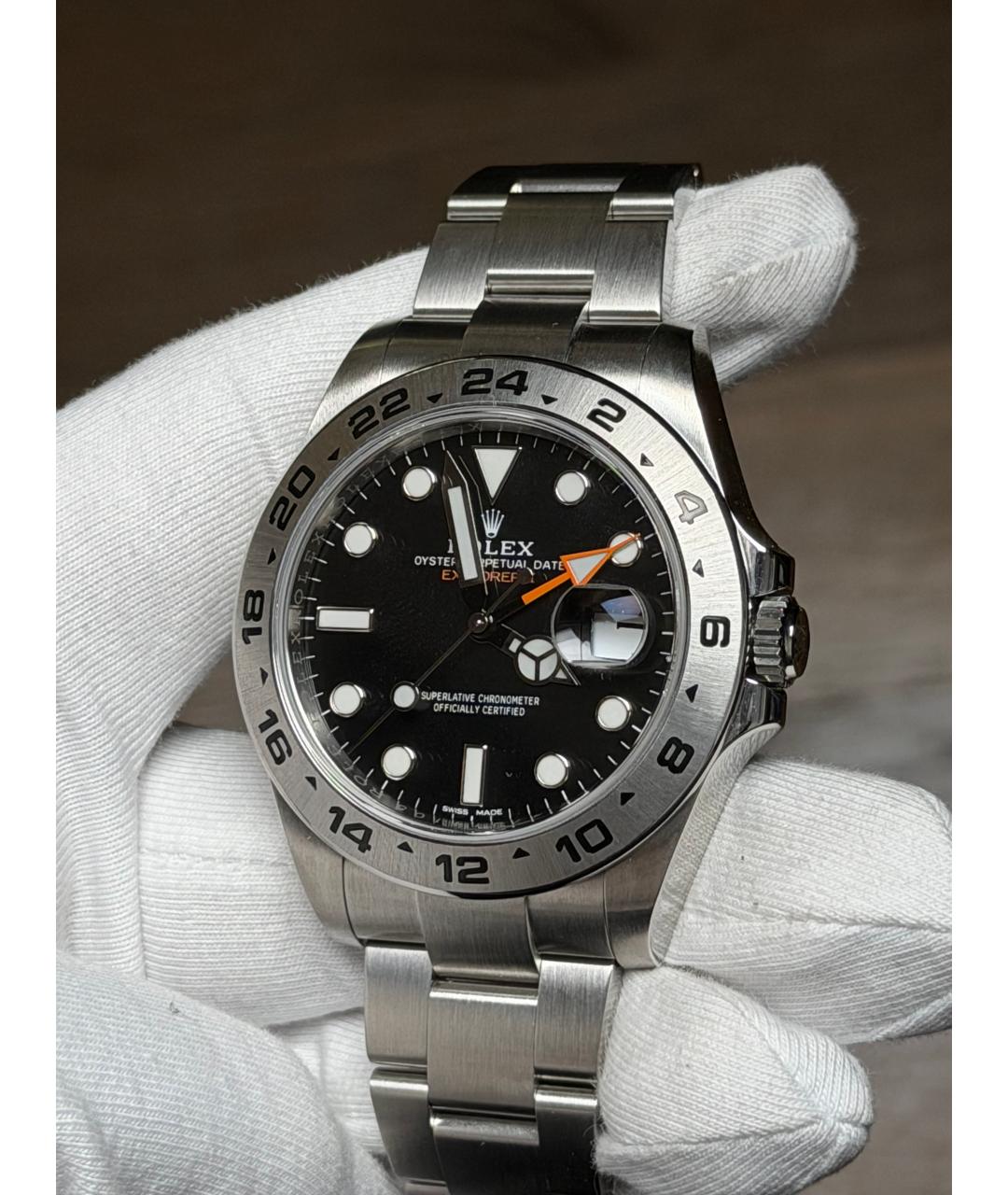 ROLEX Черные часы, фото 3