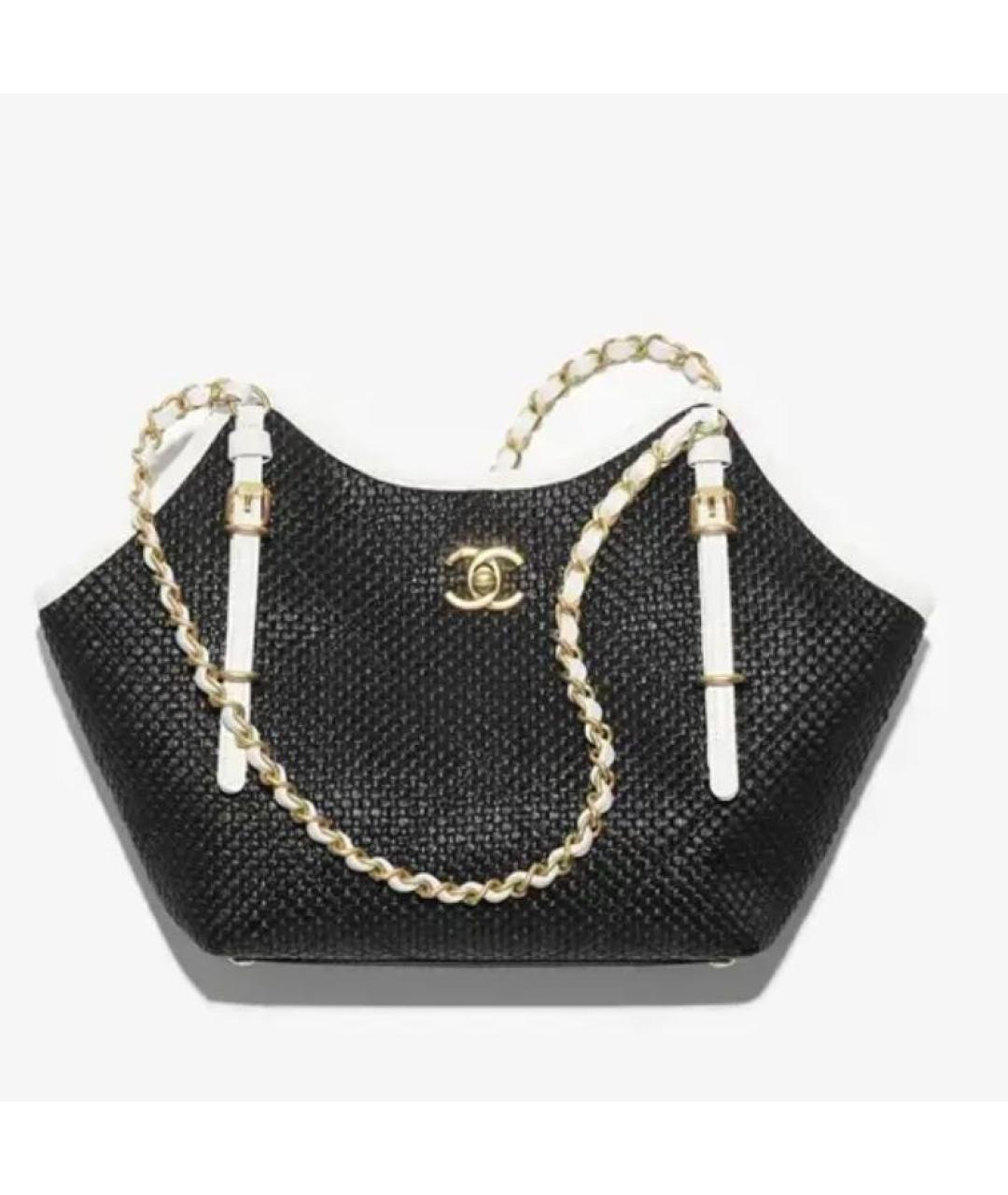 CHANEL Черная сумка тоут, фото 6