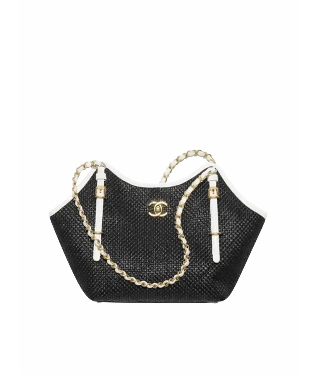 CHANEL Черная сумка тоут, фото 1