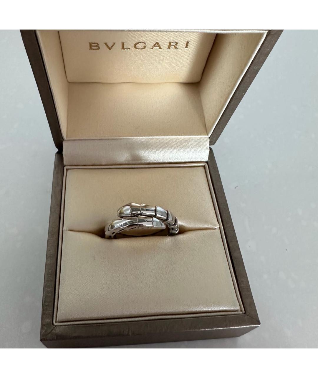 BVLGARI Белое кольцо из белого золота, фото 3