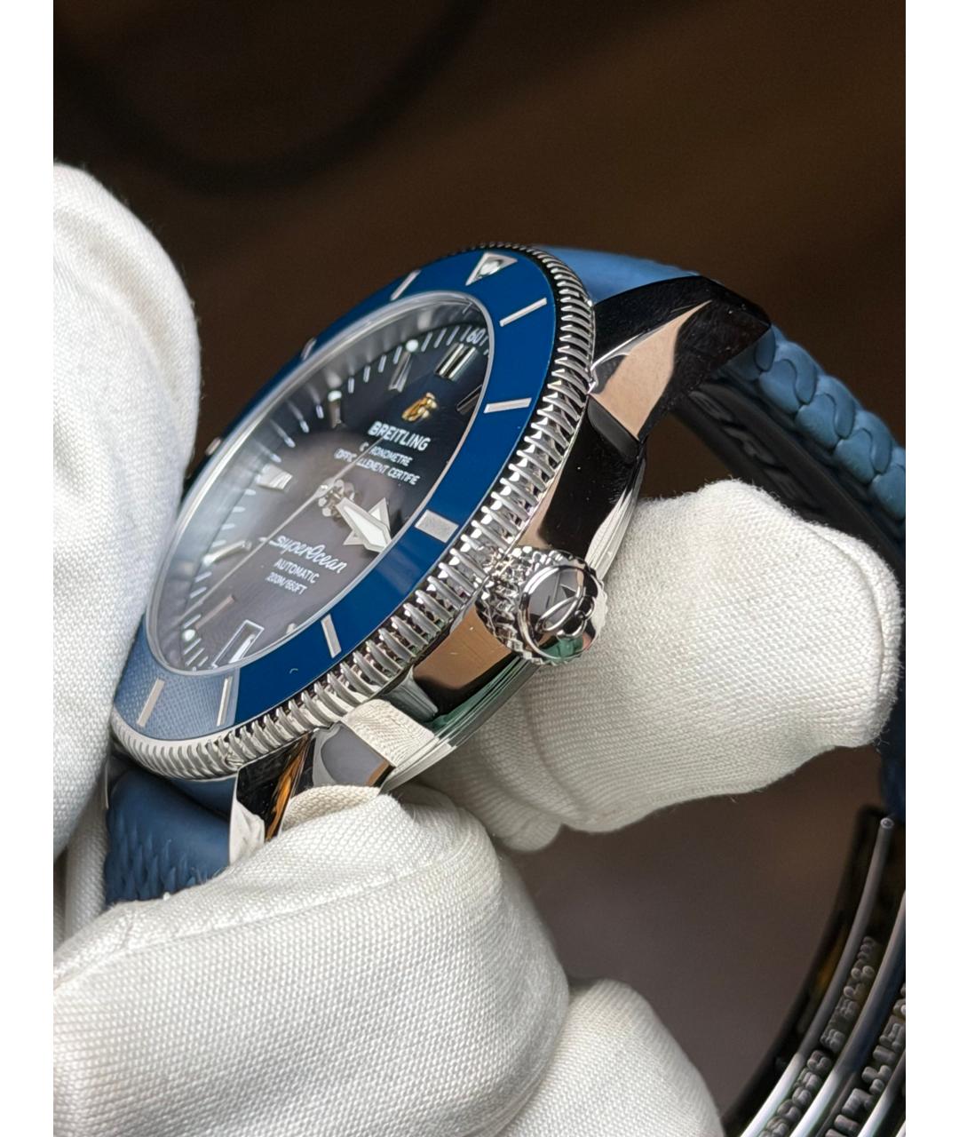 BREITLING Темно-синие часы, фото 4