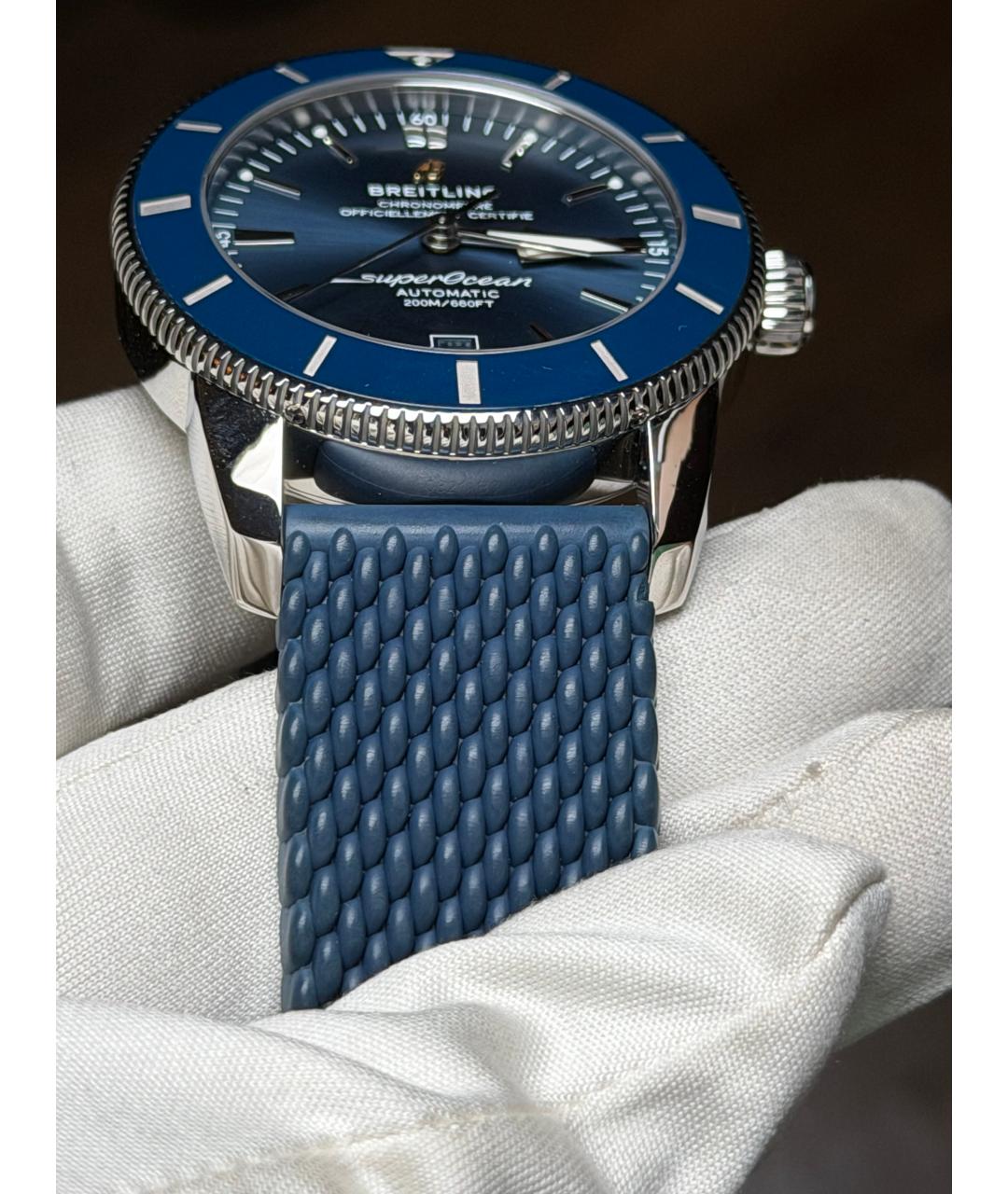 BREITLING Темно-синие часы, фото 6