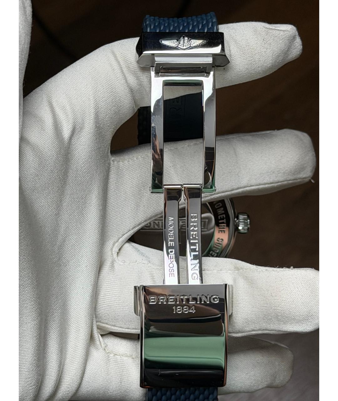 BREITLING Темно-синие часы, фото 9