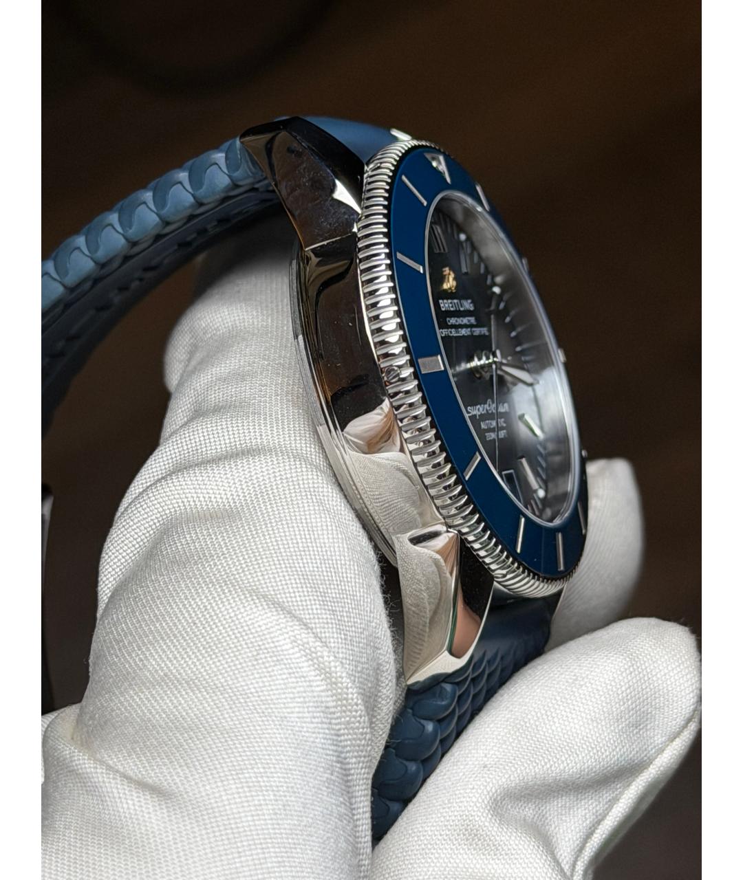BREITLING Темно-синие часы, фото 5