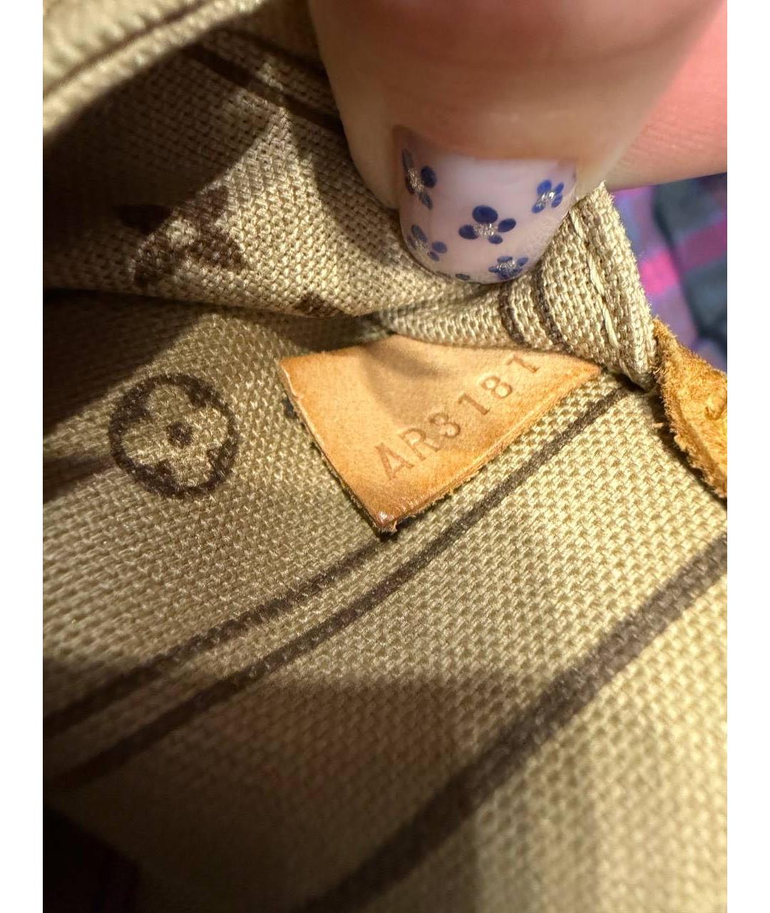 LOUIS VUITTON Коричневая сумка тоут, фото 3