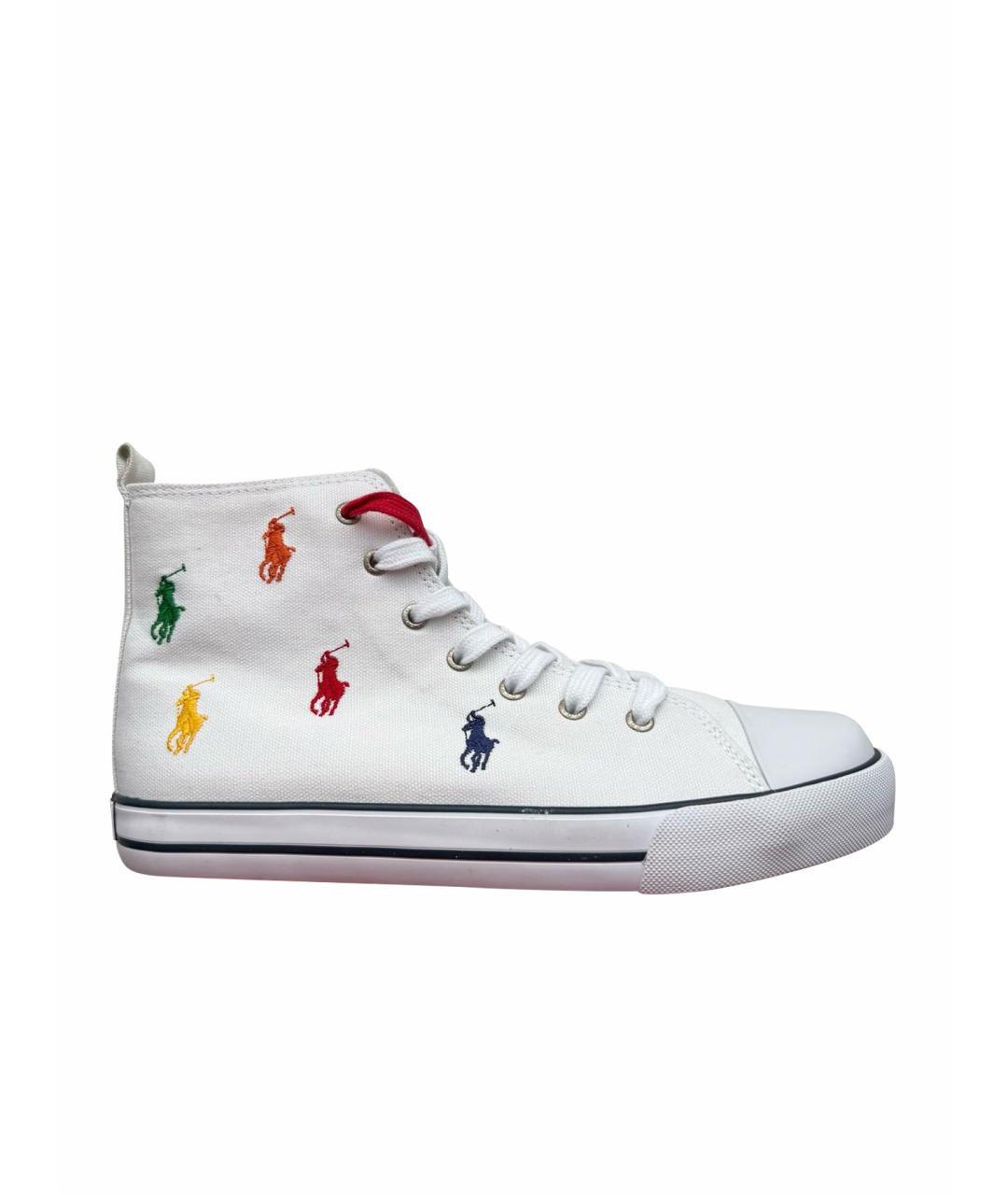 POLO RALPH LAUREN Мульти текстильные кеды, фото 8