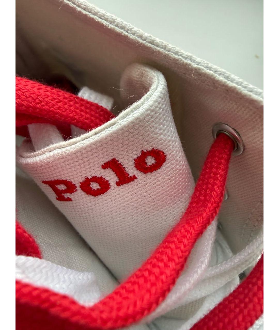 POLO RALPH LAUREN Мульти текстильные кеды, фото 5