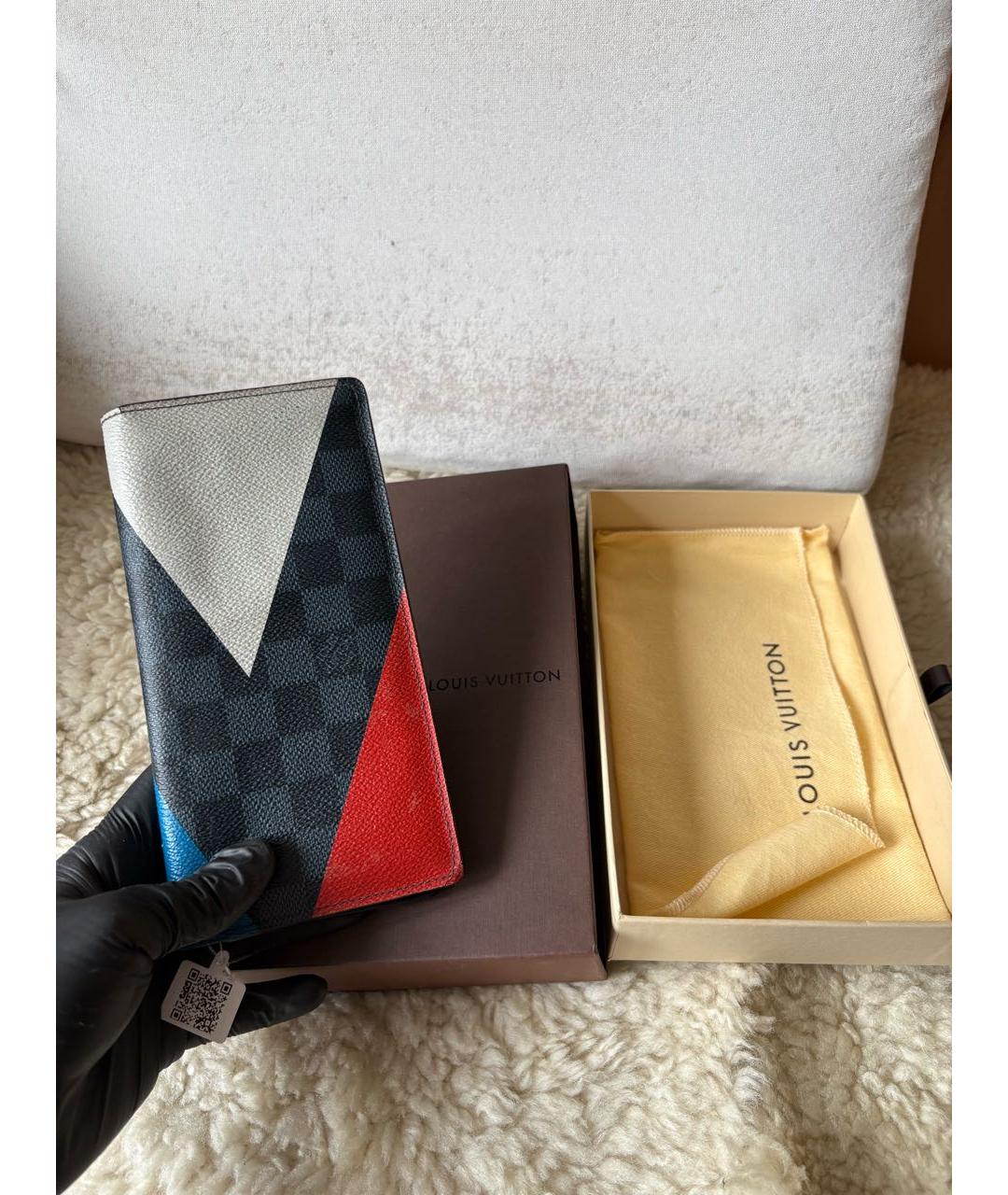 LOUIS VUITTON Темно-синий кошелек, фото 5