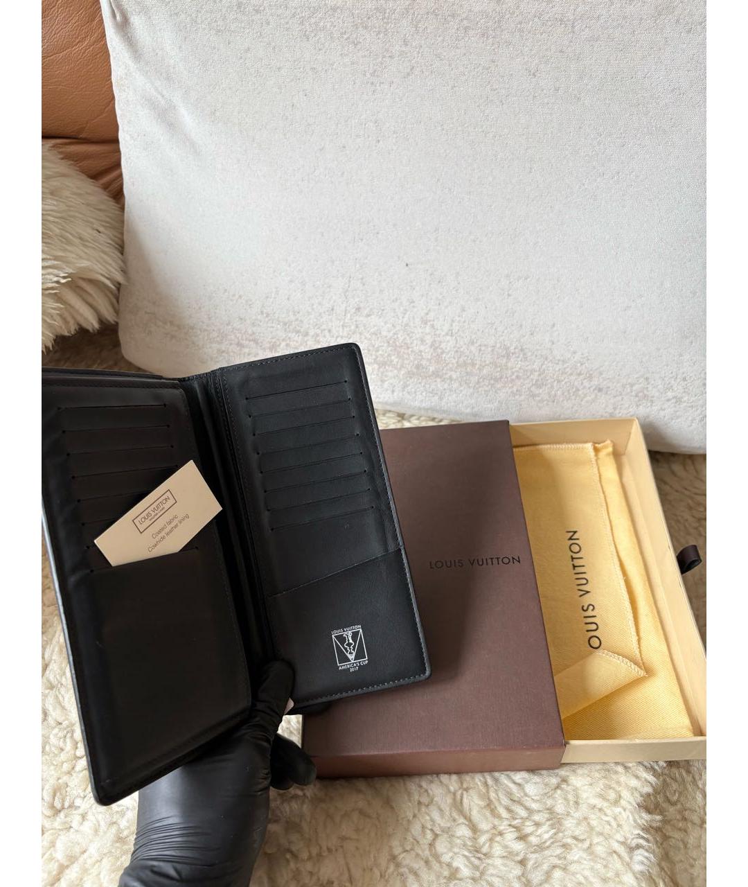 LOUIS VUITTON Темно-синий кошелек, фото 3