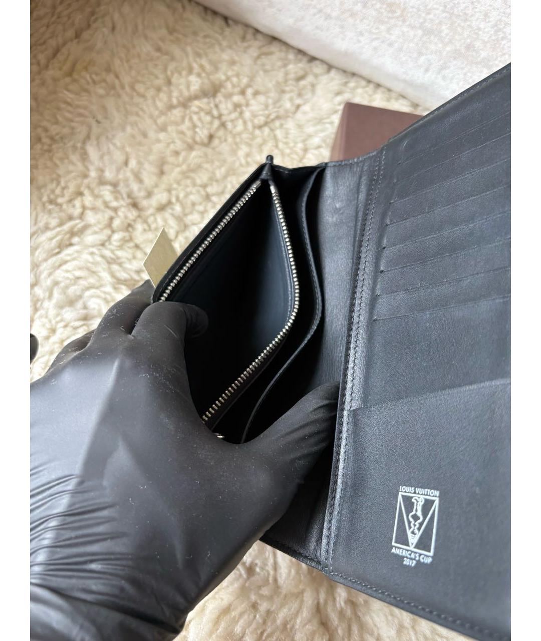 LOUIS VUITTON Темно-синий кошелек, фото 4