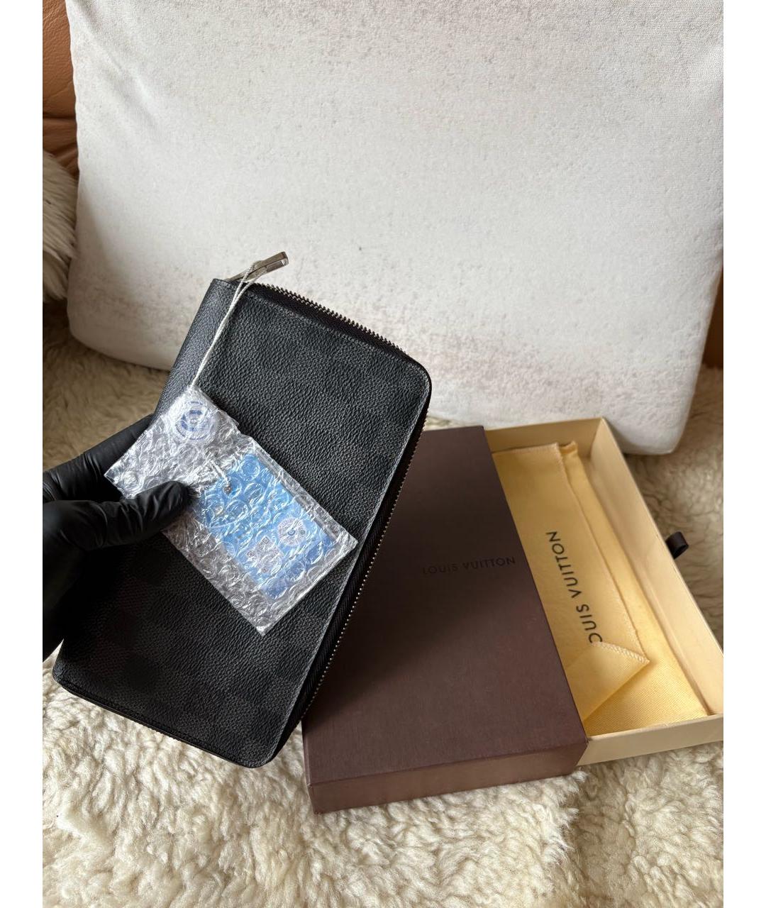 LOUIS VUITTON Черный кошелек, фото 2