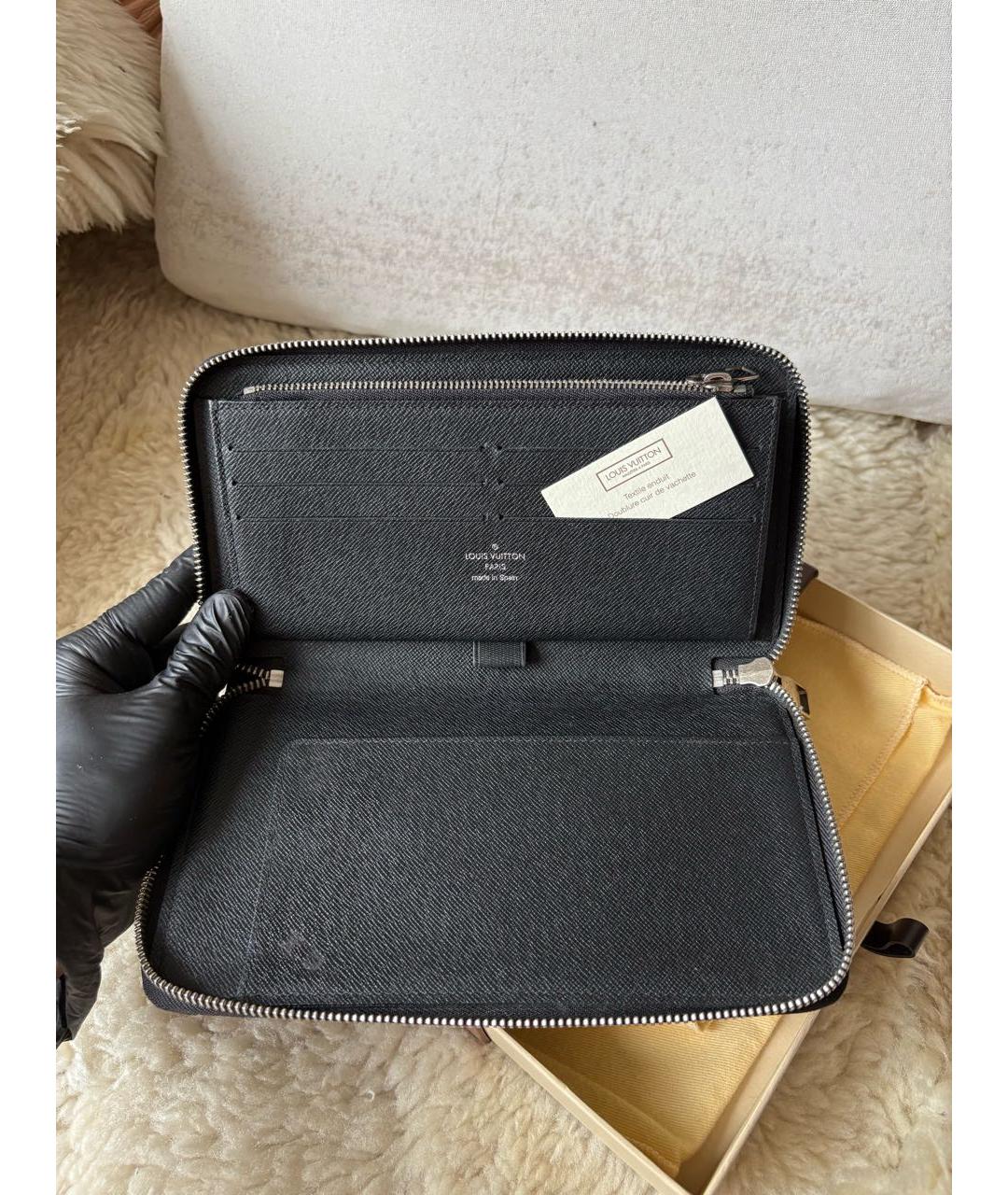 LOUIS VUITTON Черный кошелек, фото 4