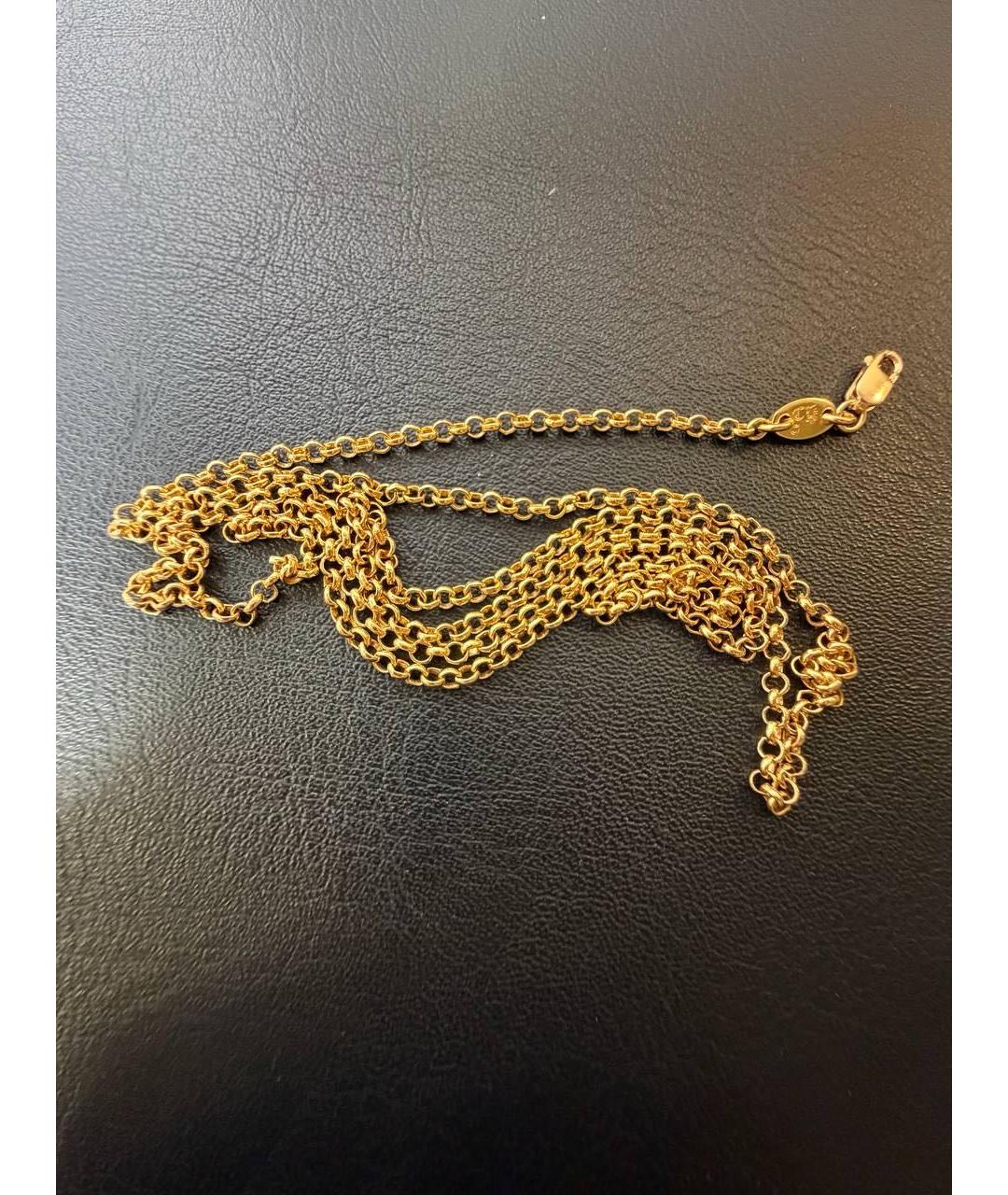 CHROME HEARTS Золотая цепочка/подвеска из желтого золота, фото 5