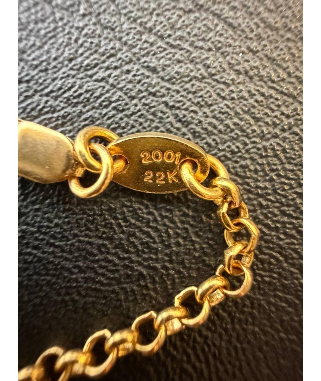 CHROME HEARTS Золотая цепочка/подвеска из желтого золота, фото 7