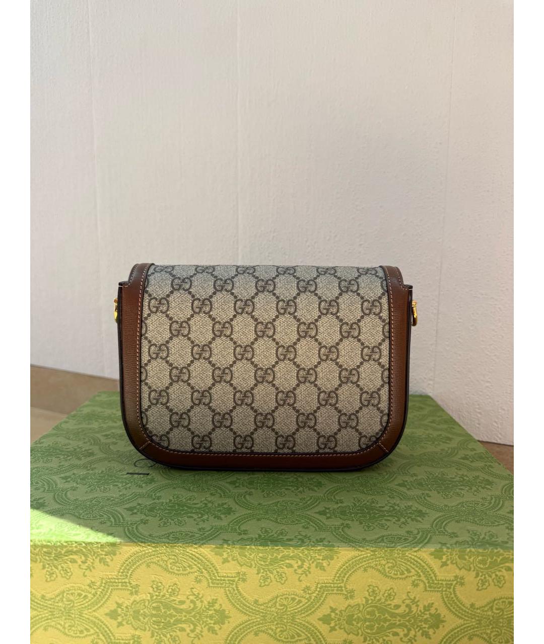 GUCCI Коричневая сумка через плечо, фото 3