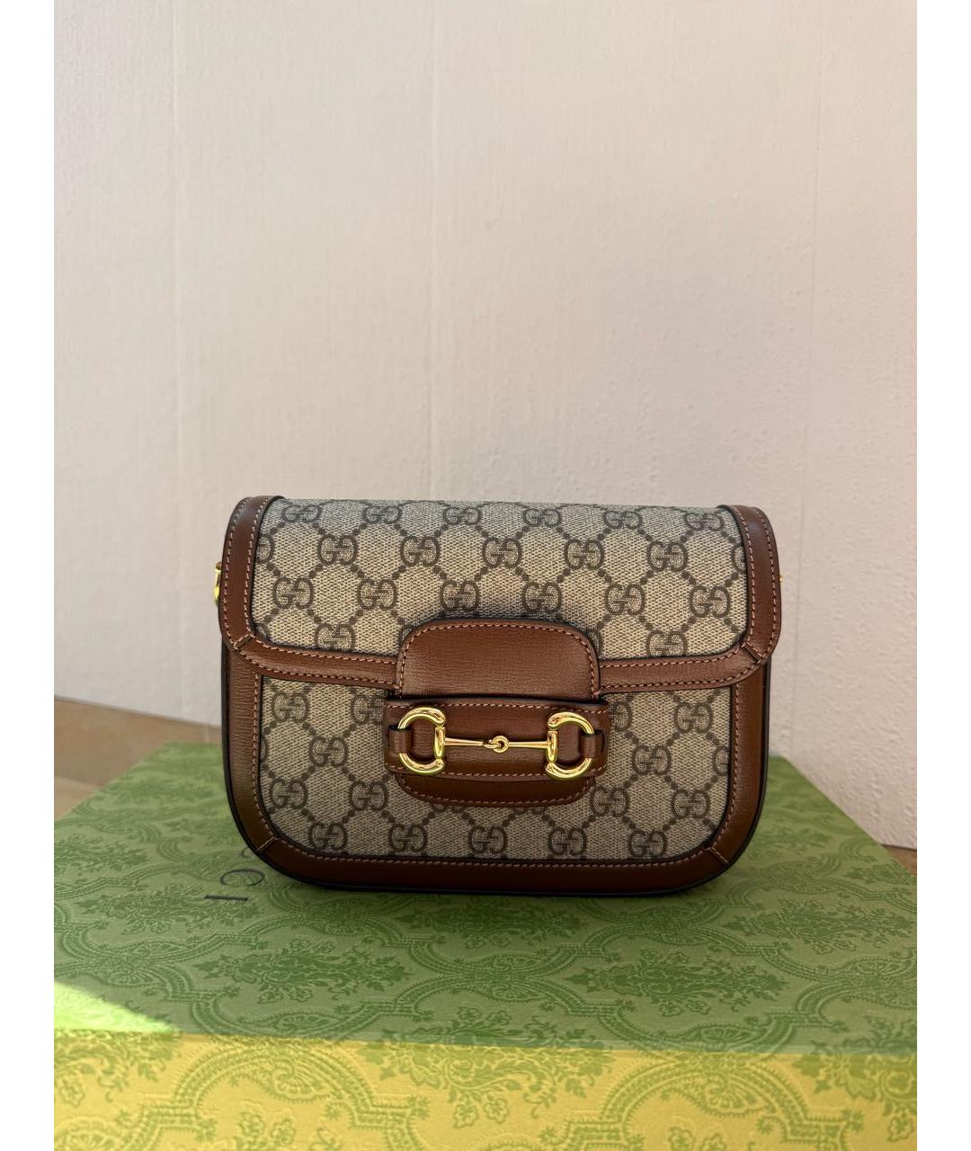 GUCCI Коричневая сумка через плечо, фото 9
