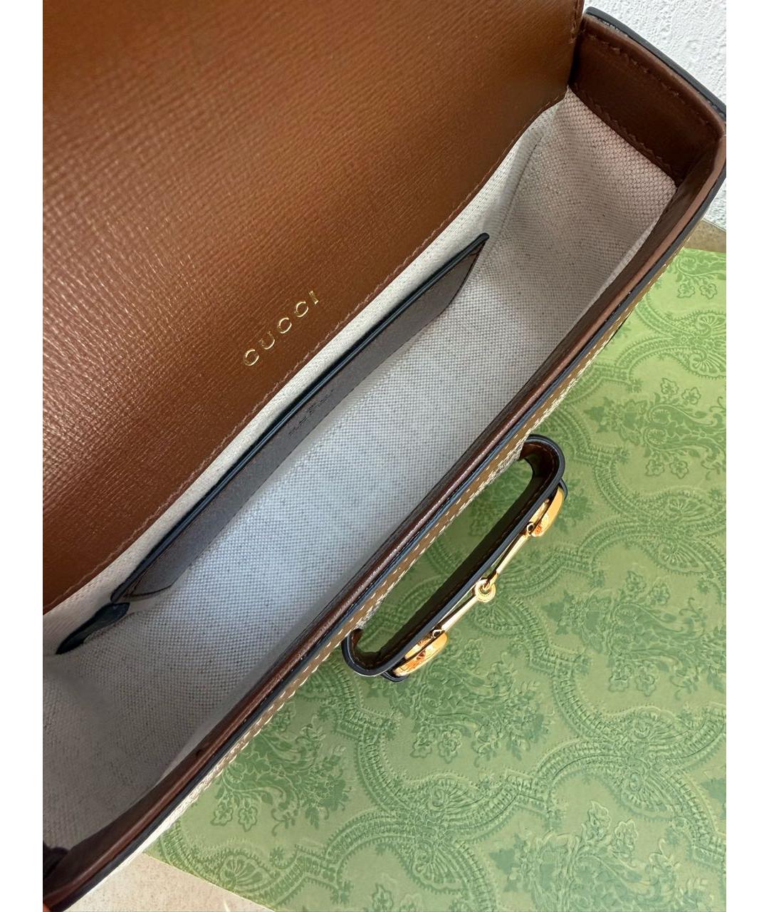 GUCCI Коричневая сумка через плечо, фото 4