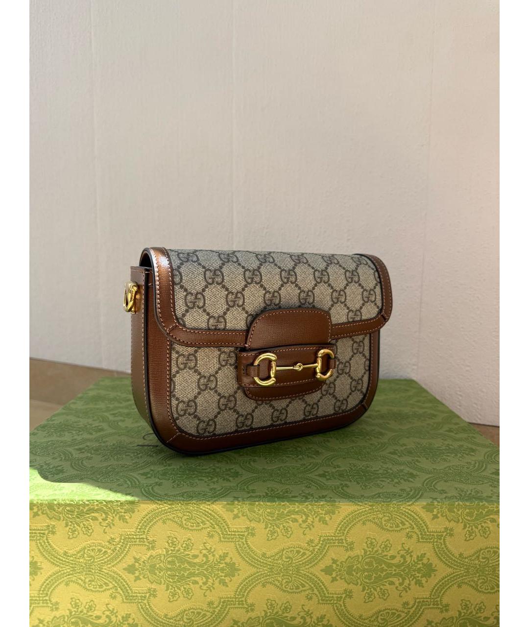 GUCCI Коричневая сумка через плечо, фото 2