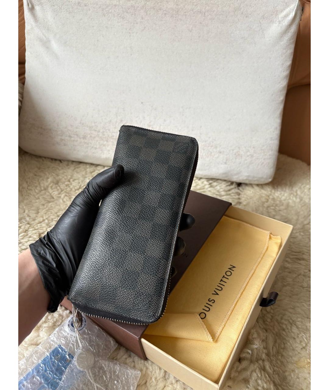 LOUIS VUITTON Черный кошелек, фото 5